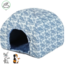 Neolife Igloo - Igloo for guinea pigs and other rodents - Expandable with tunnel - 25 x 25 x 20 cm - Blue