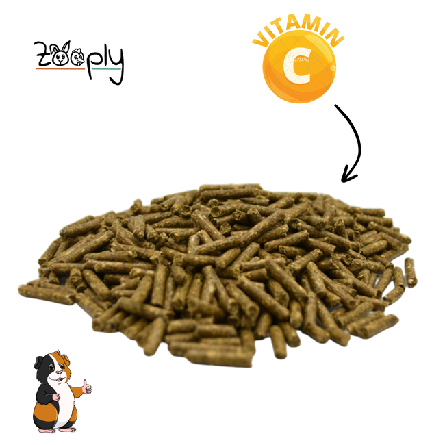 Zooply Caviavoer - Hoge kwaliteit caviavoer met kruiden en vitamine C - In plastic zak verpakt - 10 kg