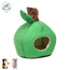 Apple-shaped sleeping house - Soft house for guinea pigs and rats - 23.5 x 22 x 20 cm
