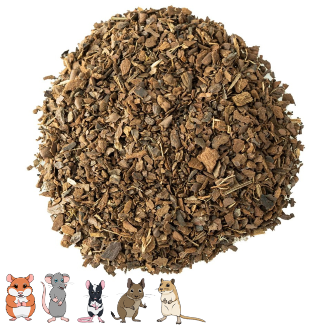 Bark Bedding for Small Rodents - Natural Bedding - 20 L