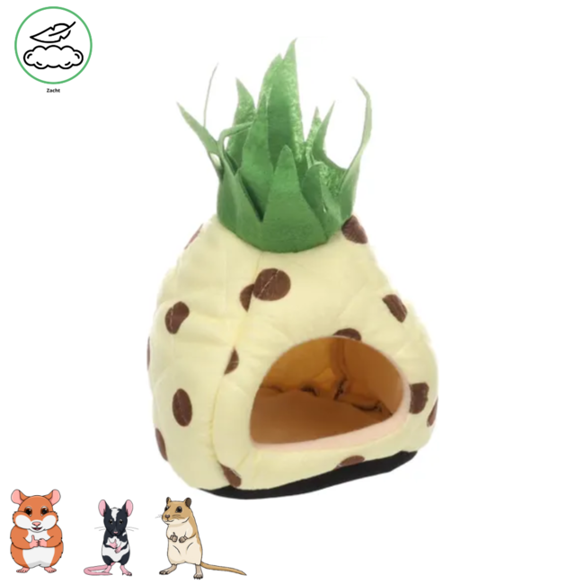 Slaapplaats Helga Geel Ananas 13x13x14,5cm