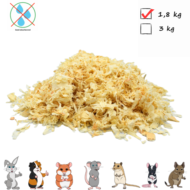 Houtvezel 1,8 kg