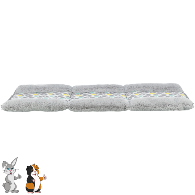 Triangular shelter - Soft house for rabbits and guinea pigs - 44 × 33 × 40 cm - Various colors