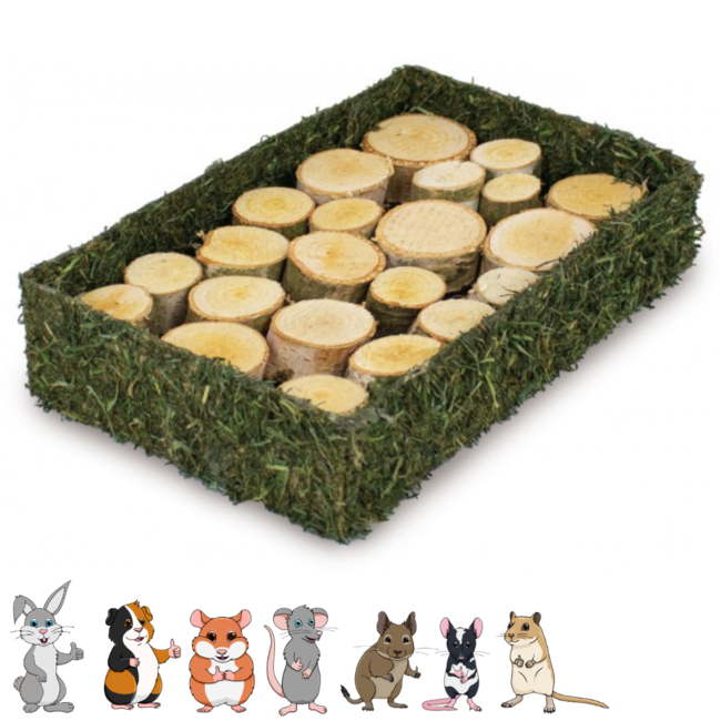 Snuffle Forest - Snack for rabbits and rodents - 240 grams