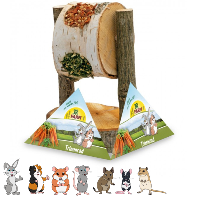 Speelwiel met snacks - Snack voor konijnen en knaagdieren - 200 gram