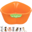 Carrot feeding bowl - Ceramic feeding bowl for rabbits and rodents - 12 x 11 cm