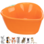 Carrot feeding bowl - Ceramic feeding bowl for rabbits and rodents - 12 x 11 cm