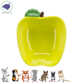 Trixie Apple feeding bowl - 12 x 11 cm