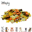 Zooply Flake Mix - Various dried flakes for rabbits and rodents - Healthy snack