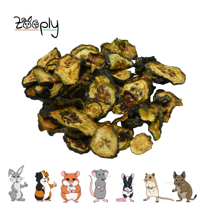 Zooply cucumber slices - Dried vegetable for rabbits and rodents - Healthy snack