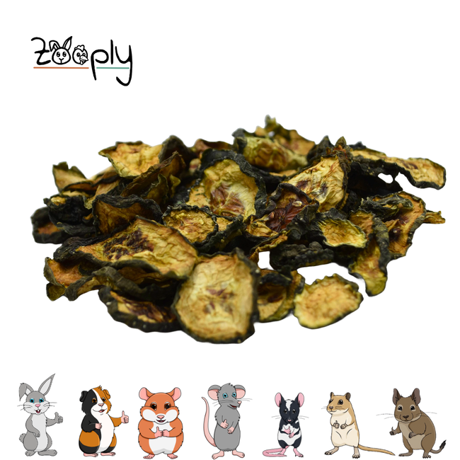 Zooply Komkommerschijfjes - Natural Snack for Rabbits, Guinea Pigs and Small Rodents - 150 grams