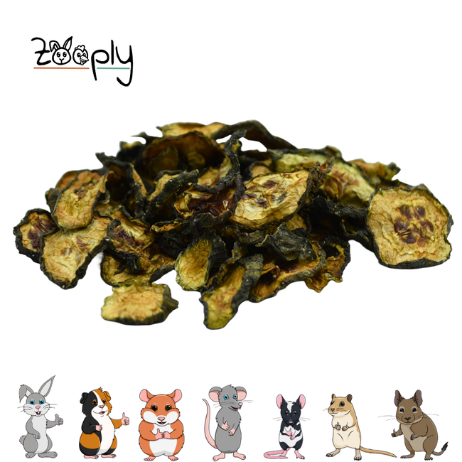 Zooply Komkommerschijfjes - Natural Snack for Rabbits, Guinea Pigs and Small Rodents - 150 grams