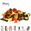 Zooply Groente & Fruit mix Snack for Rabbits, Guinea Pigs and Small Rodents - Natural Snack - 300 grams