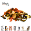 Zooply Vegetable and Fruit Mix - Various dried healthy herbs for rabbits and rodents - Perfect for taming