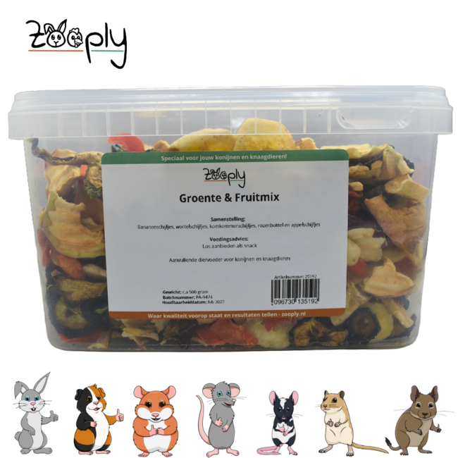 Zooply Groente & Fruit mix