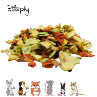 Zooply Copy of Bananenstukjes in bakje 500 gram