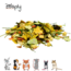 Zooply Kruidendroom in Bakje - Snackmix van maïs, erwt, wortel, peterselie, appel, komkommer en spinazie voor konijnen, cavia's en knaagdieren - Gezonde snack