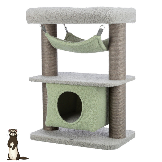 Speelpaal met hangmat