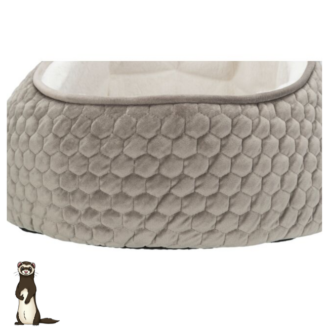 Trixie Fretten Slaapmand - Zachte slaapmand voor fretten - Taupe/Crème