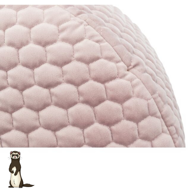 Trixie Fretten Slaapmand - Zachte slaapmand voor fretten - Roze/Wit
