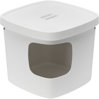 Fretten Square Toilet - White
