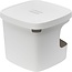 Fretten Vierkant Toilet - Wit