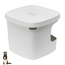Fretten Square Toilet - White