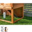 Rabbit Hutch - Outdoor Enclosure - 124 × 102 × 78 cm