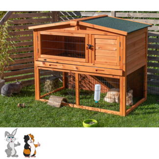 Trixie Rabbit Hutch - Outdoor Enclosure - 124 × 102 × 78 cm
