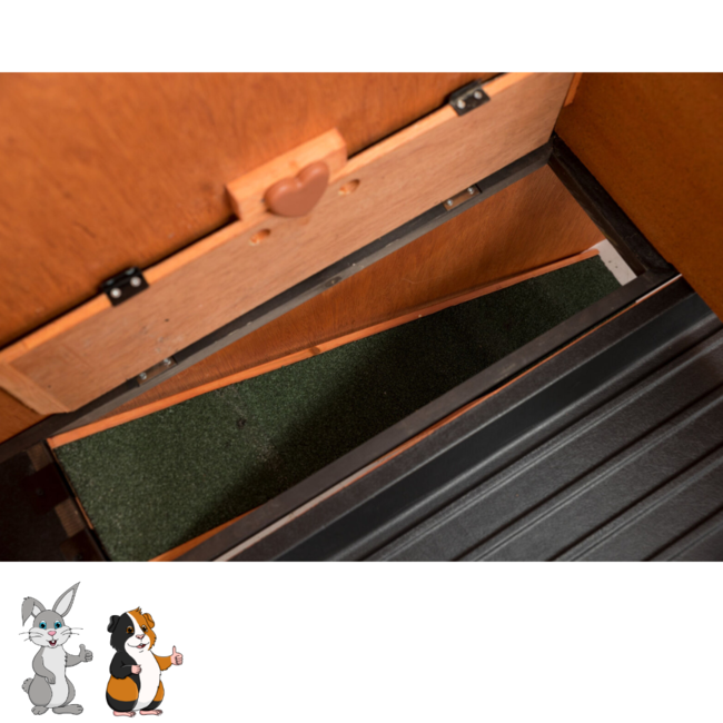 Rabbit Hutch - Outdoor Enclosure - 124 × 102 × 78 cm