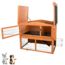 Rabbit Hutch - Outdoor Enclosure - 124 × 102 × 78 cm