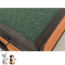 Natura Run with Cover in Black/Brown 150 × 53 × 150 cm, Black/Brown