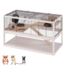 Knaagdierkooi met Plexiglas Onderbak - Luxe - 100 x 61 x 50 cm – Hout