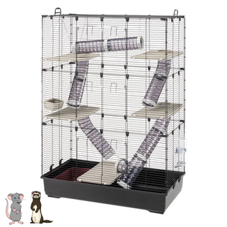 Ferplast Ratten- en frettenkooi - 99,5 x 53 x 152 cm