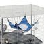 Ferplast Ratten- en Frettenverblijf - Ruim verblijf voor ratten en fretten - 75 × 80 × 161 cm