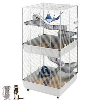 Ferplast Ratten- en Frettenverblijf – 75 x 80 x 161 cm
