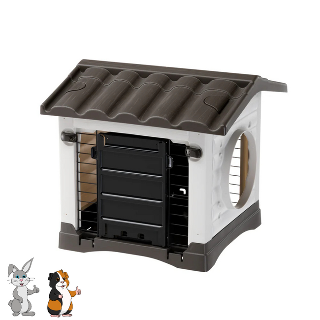 Metro Station - Animal Enclosure - 43 x 48 x 44 cm - Brown