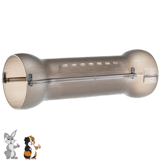 Ferplast Metró Tunnel- Ø 29 x 78,5 cm - Transparant