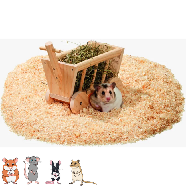 Hay rack - Nice holder for hay - For small rodents - 24 x 12 x 20 cm