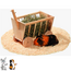 Hay rack - Cute hay holder - For guinea pigs and rabbits - 29 x 19 x 27cm
