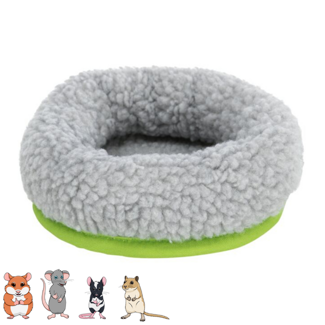 Mand - Comfortabele ligplek voor kleine knaagdieren - 16 × 13 cm - Assorti