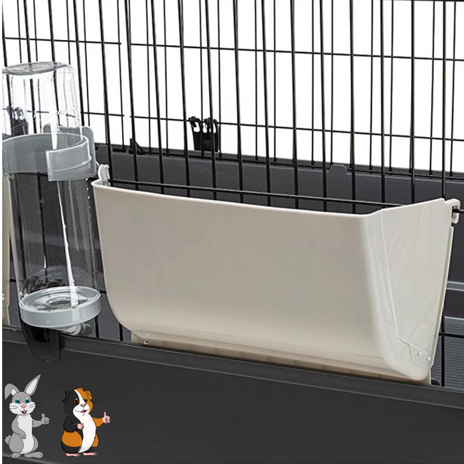 Rabbit or Guinea Pig Hutch - Comfortable enclosure for rabbits and guinea pigs - 140 x 71 x 51 cm