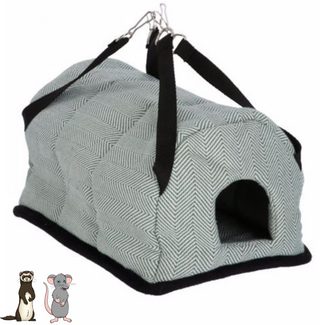 Hanging Igloo - 30 x 19 x 19 cm - Green / Grey