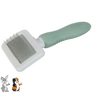 Zolux  Rodent Slicker Brush - Green / White
