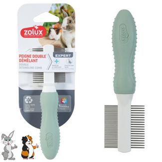 Zolux  Rodent Double Comb - Green / White