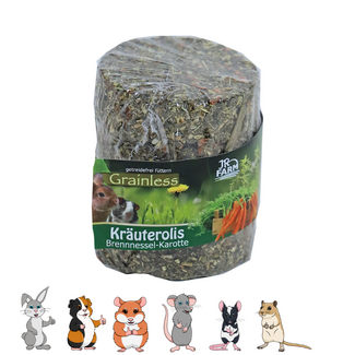 JR Farm Grain-free chew roll with nettle and carrot - 80 grams