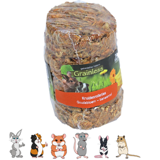 JR Farm Graanvrije knaagrol met goudsbloem en banaan - 80 gram