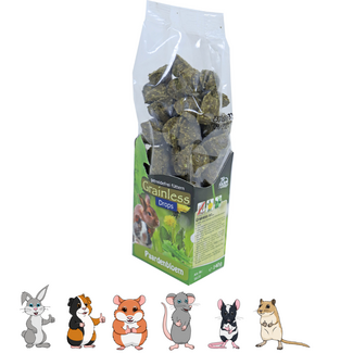 JR Farm Graanvrije knaagdrops met paardenbloem - 140 gram