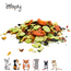 Zooply Hollandse Pot - Snackmix van erwt, spinazie, wortel, pastinaak, paprika en peterselie voor konijnen, cavia's en knaagdieren - Gezonde snack