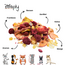 Zooply Fruitmix Snack for Rabbits, Guinea Pigs and Small Rodents - Natural Snack - 150 grams